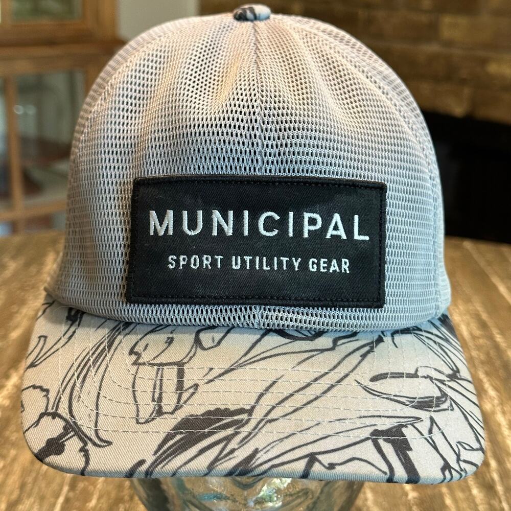 Municipal Sport Utility Gear Mesh Performance Trucker Hat Adjustable SnapBack